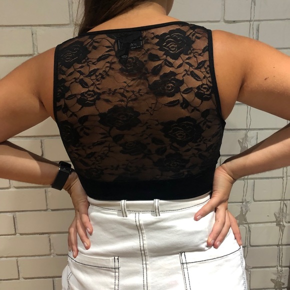 Velvet lace bodysuit - Picture 2 of 2